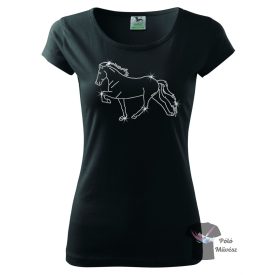   Icelandic Horse rhinestone T-shirt - Horse Crystal Shirt / Hoodie