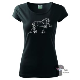 Horse rhinestone T-shirt - Horse Crystal Shirt