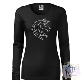 Horse rhinestone T-shirt - Horse Crystal Shirt