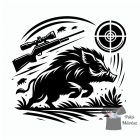 Hunting T-shirt - Boar Hunter Shirt