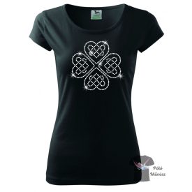 Irish rhinestone T-shirt