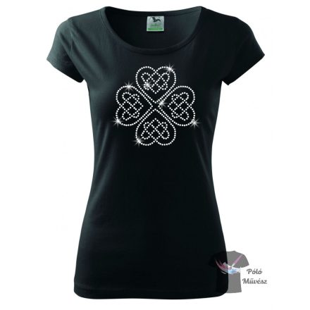 Irish rhinestone T-shirt