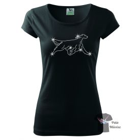 Irish Setter Rhinestone T-shirt - Irish Setter Crystal Shirt