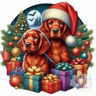 Christmas Irish Setter T-shirt - Irish Setter Shirt