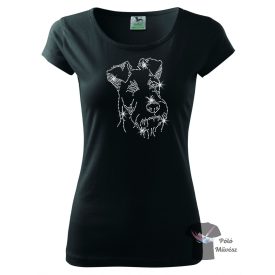   Irish Terrier Rhinestone T-shirt - Irish Terrier Crystal Shirt