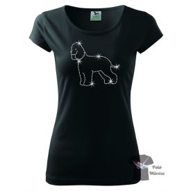   Irish Water Spaniel Rhinestone T-shirt - Irish Water Spaniel Crystal Shirt