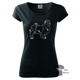   Japanese Chin Rhinestone T-shirt - Japanese Chin Crystal Shirt