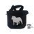 English Bulldog Dog Treat bag with adjustable belt