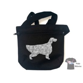 English Setter Dog Treat bag with adjustable belt