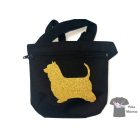 Australian Silky Terrier Dog Treat bag with adjustable belt