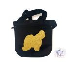 Bobtail / Old English Sheepdog Dog Treat bag with adjustable belt