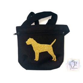 Border Terrier Dog Treat bag with adjustable belt