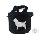 Cairn Terrier Dog Treat bag with adjustable belt