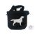 Flat Coated Retriever Dog Treat bag with adjustable belt