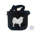 Japanese Spitz Dog Treat bag with adjustable belt