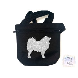 Japanese Spitz Dog Treat bag with adjustable belt
