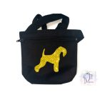 Kerry Blue Terrier Dog Treat bag with adjustable belt