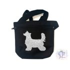 Chinese Crested Dog Treat bag with adjustable belt