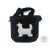 Chinese Crested Dog Treat bag with adjustable belt