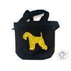 Lakeland Terrier Dog Treat bag with adjustable belt