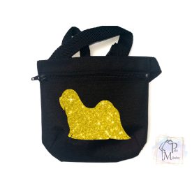 Lhasa Apso Dog Treat bag with adjustable belt