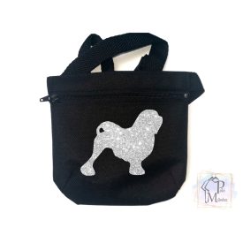 Lowchen Dog Treat bag with adjustable belt