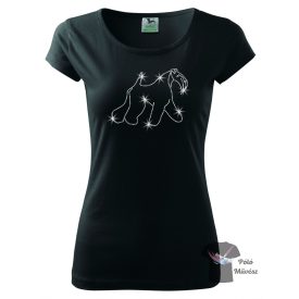   Kerry Blue Terrier Rhinestone T-shirt - Kerry Blue Terrier Crystal Shirt
