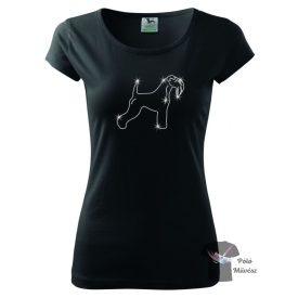  Kerry Blue Terrier Rhinestone T-shirt - Kerry Blue Terrier Crystal Shirt