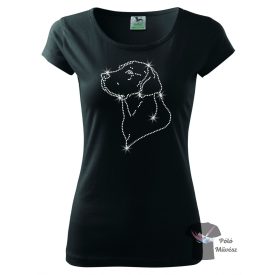 Labrador Rhinestone T-shirt - Labrador Crystal Shirt