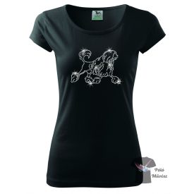 Lowchen Rhinestone T-shirt - Lowchen Crystal Shirt