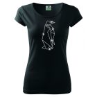 Penguin T-shirt with rhinestone