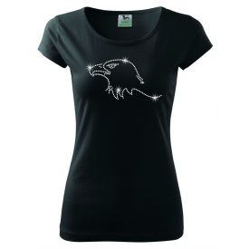 Eagle T-shirt with rhinestone