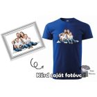 Unisex round neck T-shirt wit custom photo - Basic