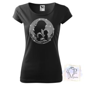   Mom T-shirt - Mom Crystal Shirt - Mom T-shirt with rhinestones