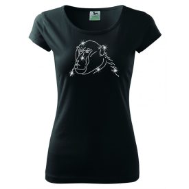 Monkey T-shirt with rhinestone