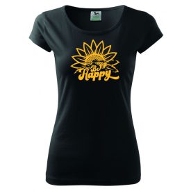 Motivation T-shirt - Be happy