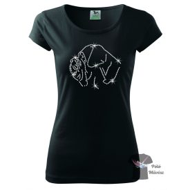   Neapolitan Mastiff Rhinestone T-shirt - Neapolitan Mastiff Crystal Shirt