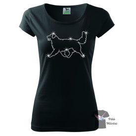   Nova Scotia Duck Tolling Retriever Rhinestone T-shirt - Nova Scotia Duck Tolling Retriever Crystal Shirt
