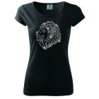 Lion T-shirt with rhinestone