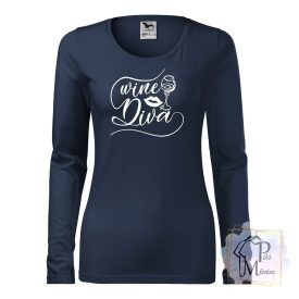 Wine Diva Funny T-shirt - Custom shirt