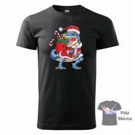 Dinosaur Christmas T-shirt, T-rex T-shirt