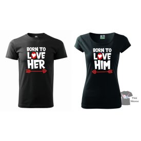 Couple T-shirt - LOVE shirt