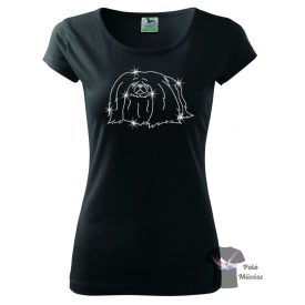 Pekingese Rhinestone T-shirt - Pekingese Crystal Shirt