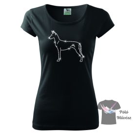   Pharaoh Hound Rhinestone T-shirt - Pharaoh Hound Crystal Shirt