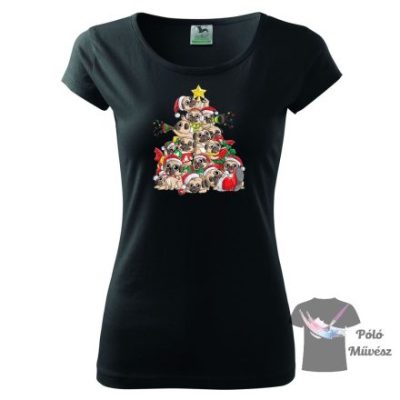 Christmas Pug T-shirt - Pug Shirt