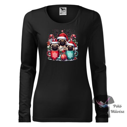 Christmas Pug T-shirt - Pug Shirt