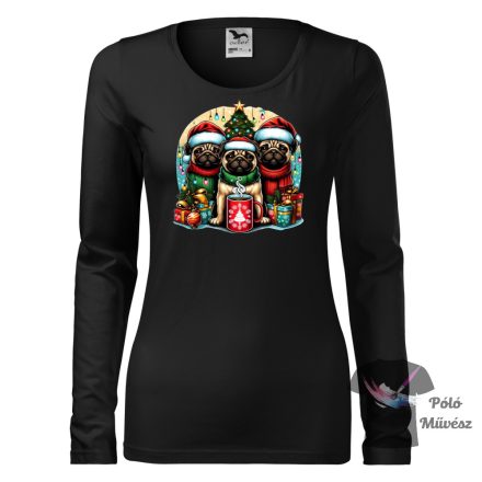 Christmas Pug T-shirt - Pug Shirt