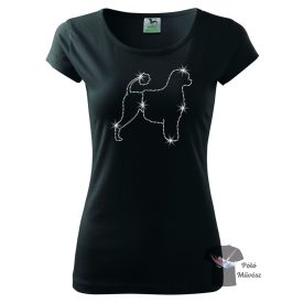   Portugese Water Dog Rhinestone T-shirt - Portugese Water Dog Crystal Shirt