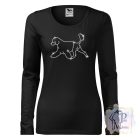 Portugese Water Dog Rhinestone T-shirt - Portugese Water Dog Crystal Shirt