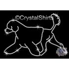 Portugese Water Dog Rhinestone T-shirt - Portugese Water Dog Crystal Shirt